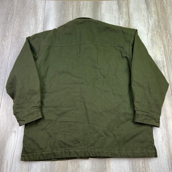 VINTAGE Anchor Blue Jacket Mens XL Green Full Zip Quilted Lined WorkWear Men * - Picture 11 of 15